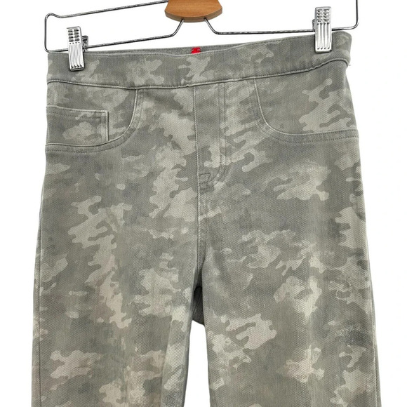 Spanx Jean-ish Ankle Leggings Stone Wash Camo Print Size Small - Picture 3 of 9